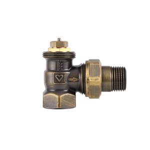 HERZ-TS-90 thermostatische afsluiter haaks, vintage