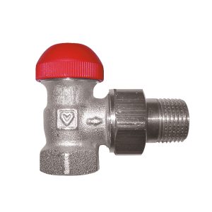 HERZ-TS-90-V thermostatische afsluiter haaks