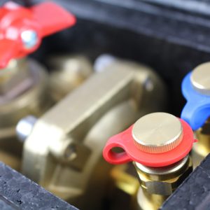 Radiator afsluiters en radiatorverbindingen