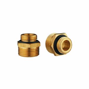 HERZ aansluitnippel conisch dichtend, set van 2 stuks
