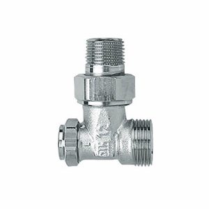 HERZ RL-4 Einzelabsperrventil haaks für Zweirohrbetrieb, R ½ x G3/4