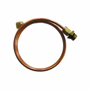 Capillaire buis voor drukverschilregelaar, met aansluirnippel 1/8G x 1/4G