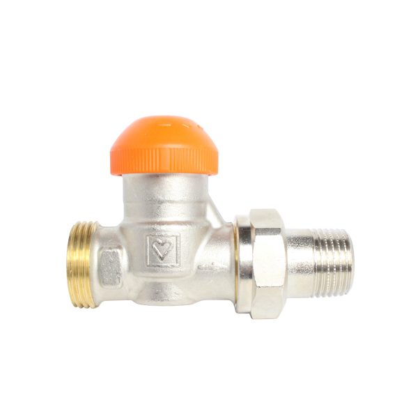 HERZ-TS-120-V-SMART thermostatische afsluiter Recht model – buitendraad