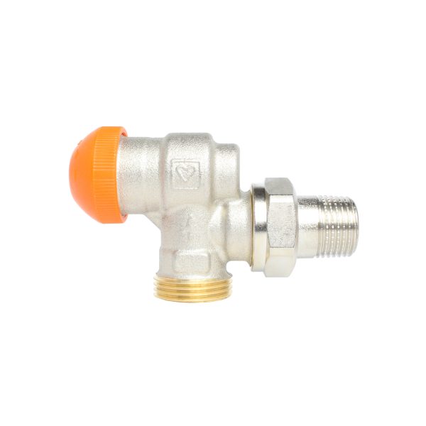 HERZ-TS-120-V-SMART thermostatische afsluiter Special hoekvorm – buitendraad