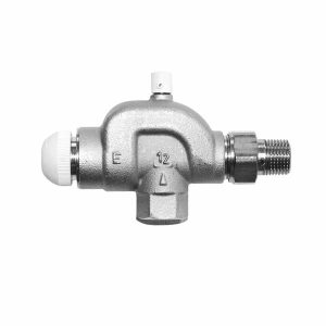 HERZ-TS-E-Thermostatische afsluiter haaks-verkeerd, mit Luftventil