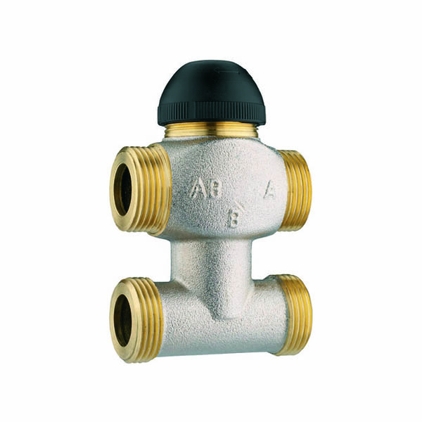 HERZ thermostatische driewegafsluiter met bypass