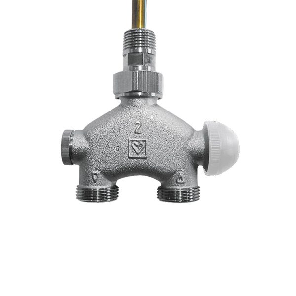 HERZ VTA-50 thermostatische vierwegafsluiters voor eenpijpssysteem, recht