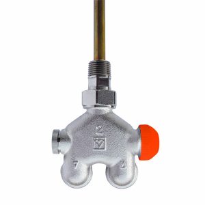 HERZ VUA-40 thermostatische vierwegafsluiters voor tweepijpssysteem, haaks