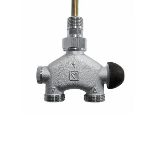 HERZ VTA-50 thermostatische vierwegafsluiters voor tweepijpssysteem, recht