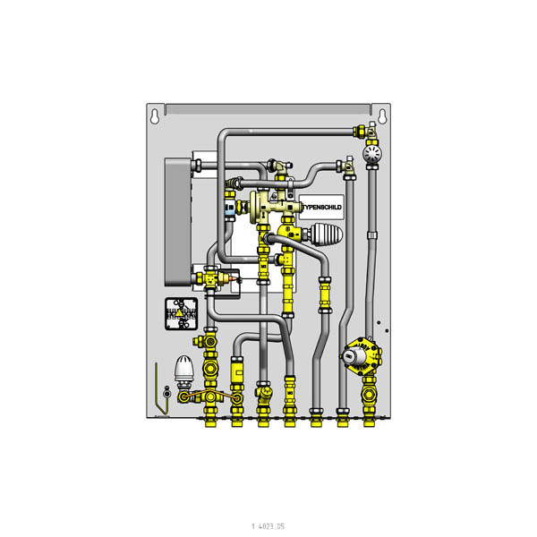Afleverset hydraulische interface unit