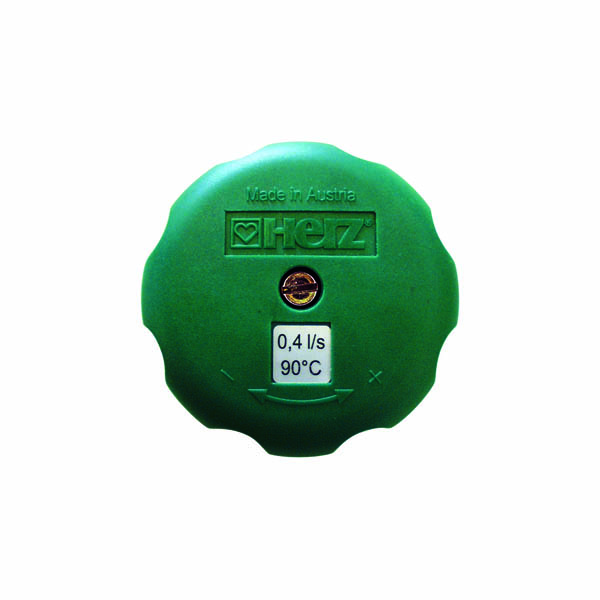 Handknop groen met bevestigingsschroef (2 4215 W, 2 4215 AW)
